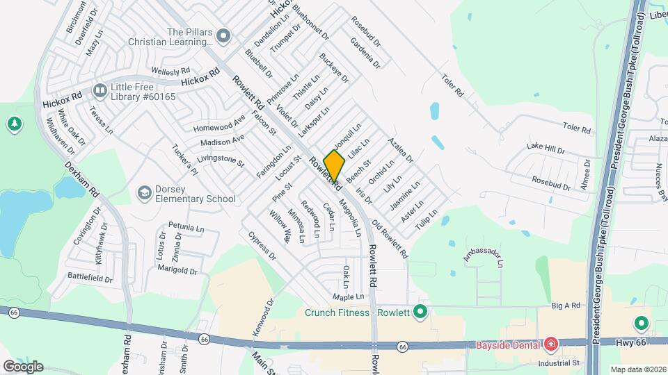 6205 Magnolia Ln Map and Location Details