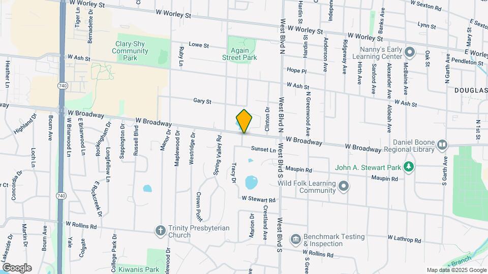 1120 W Broadway, Unit #1 Map and Location Details