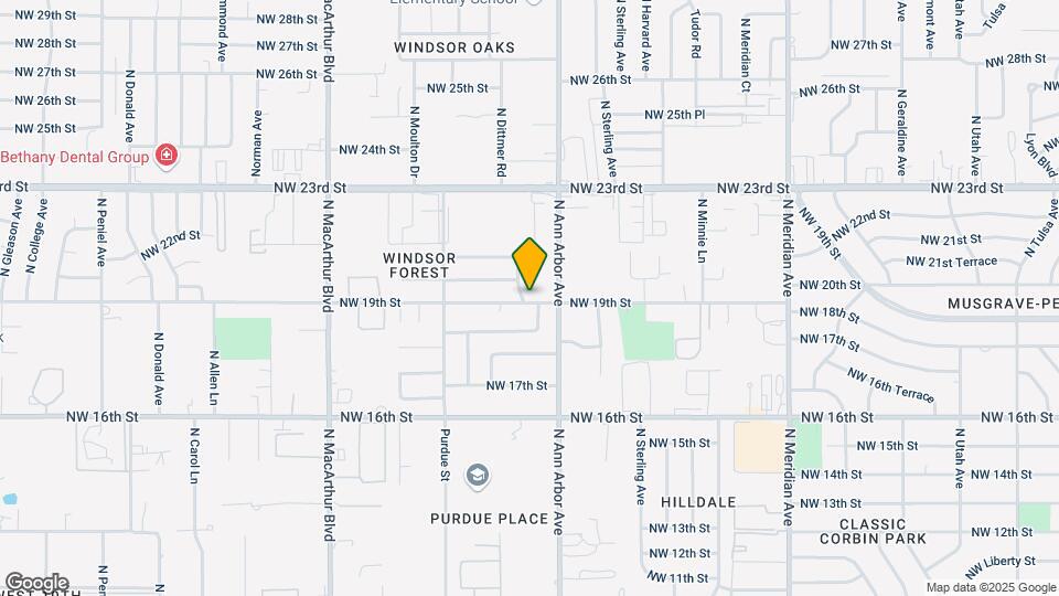 Furnished Studio-Oklahoma City - Airport Map and Location Details