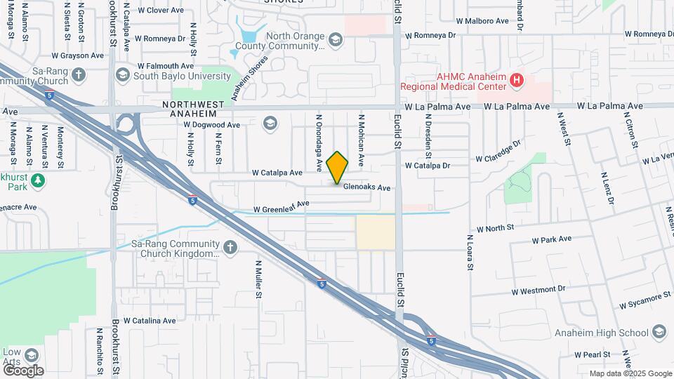 1784-1794 W Glenoaks Ave Map and Location Details