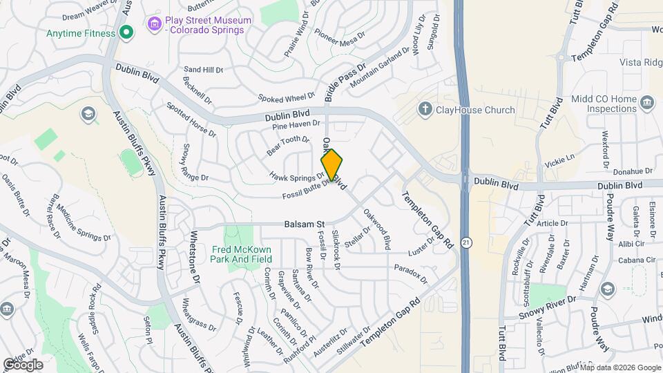 6510 Oakwood Blvd Map and Location Details