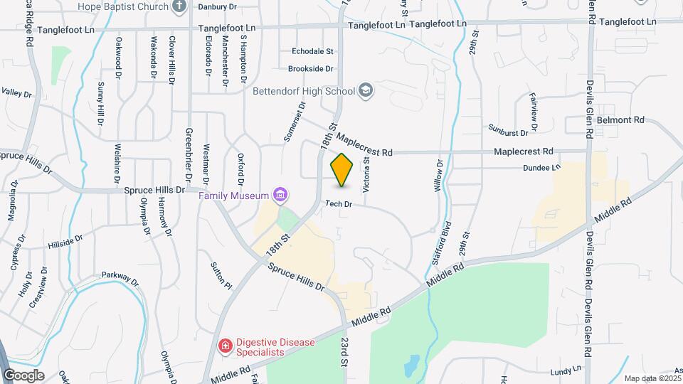 Spruce Hills Village Mapa y Detalles de la Ubicación