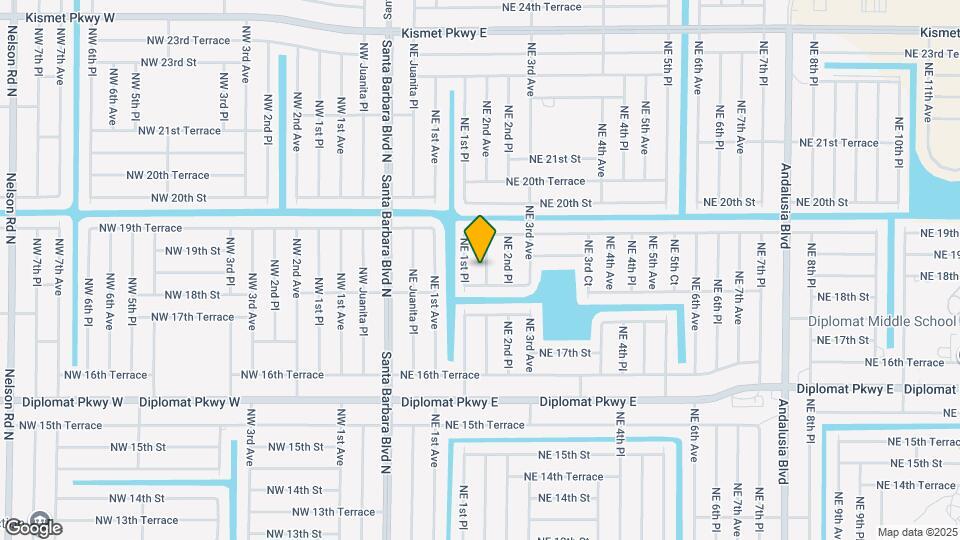 1814 NE 2nd Ave Map and Location Details