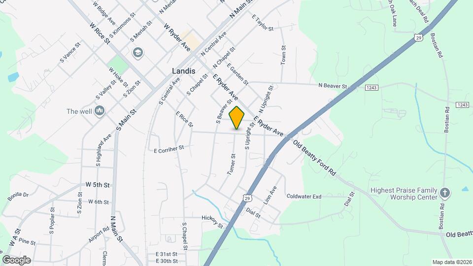 621 E Mills Dr Map and Location Details