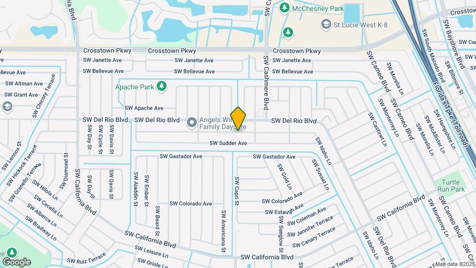 1252 SW Goodman Ave Map and Location Details