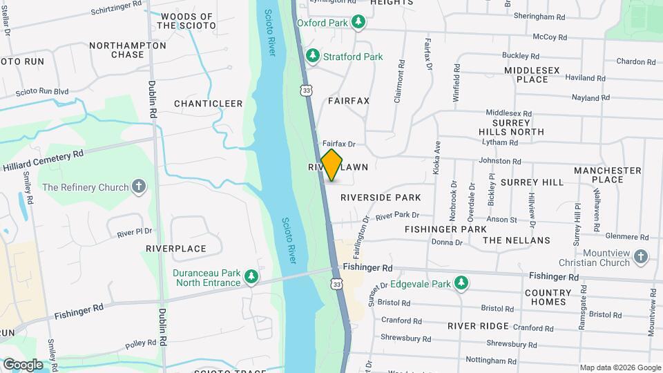 3950 Riverside Dr Mapa y Detalles de la Ubicación