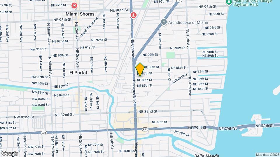 641-651 NE 86th Street Map and Location Details