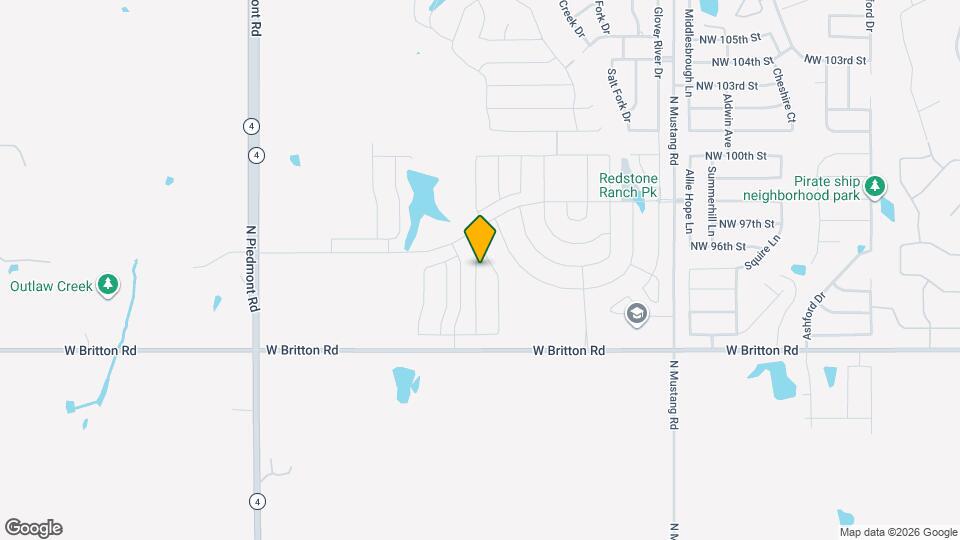 9704 Laredo Ln Map and Location Details