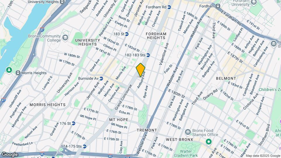 2081 Anthony Ave Mapa y Detalles de la Ubicación