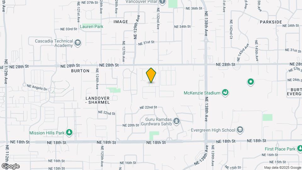 13102 NE 26th St Map and Location Details