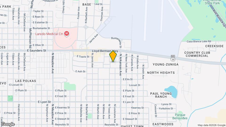 2600 E San Jose St Map and Location Details