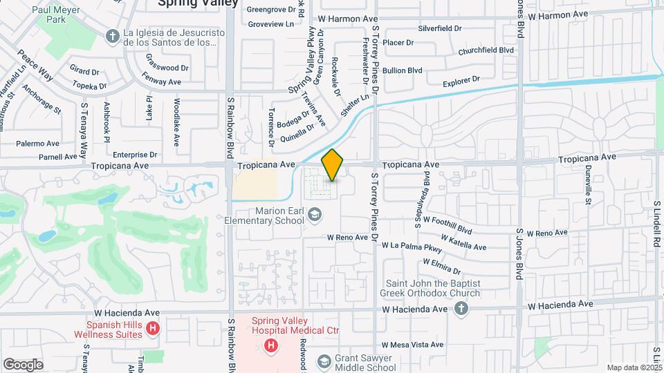 6657 W Tropicana Ave Map and Location Details
