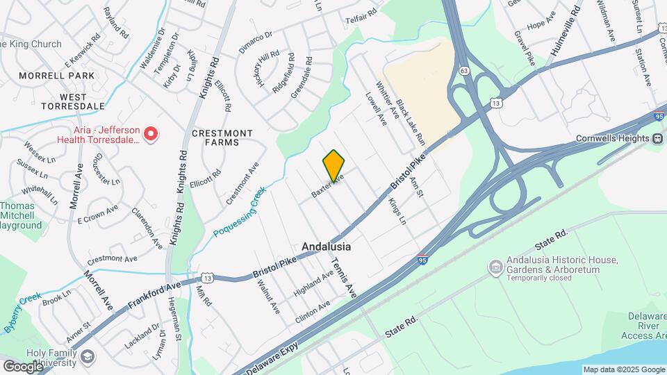 993 Baxter Ave Map and Location Details