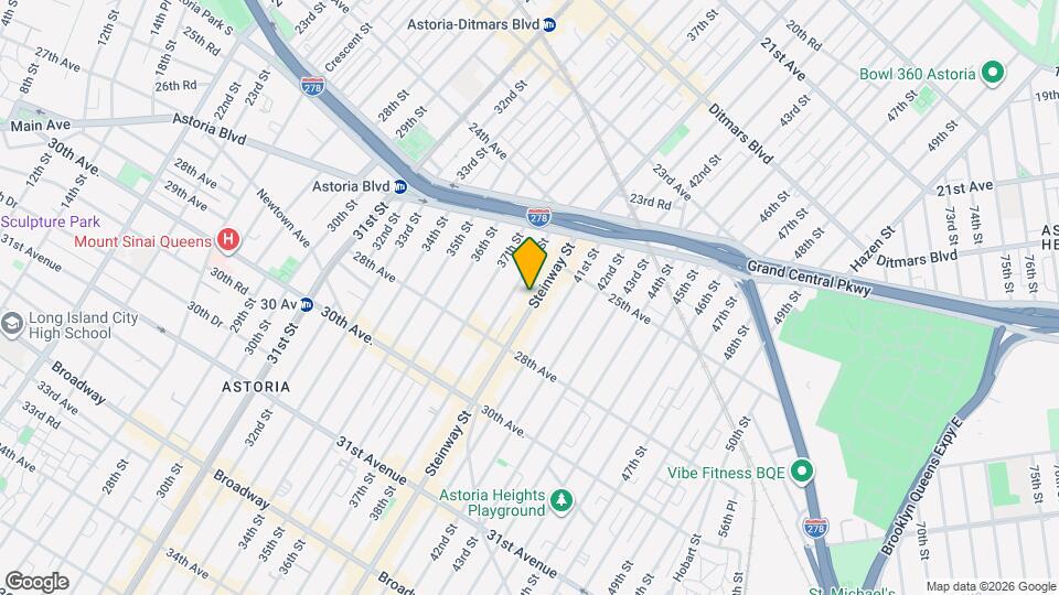 2542 Steinway St Map and Location Details