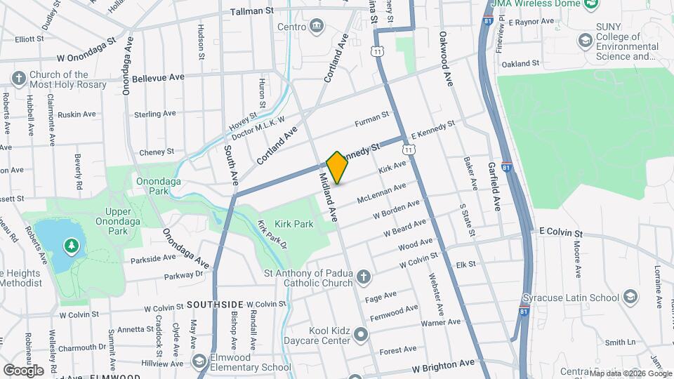 271 Kirk Ave Mapa y Detalles de la Ubicación