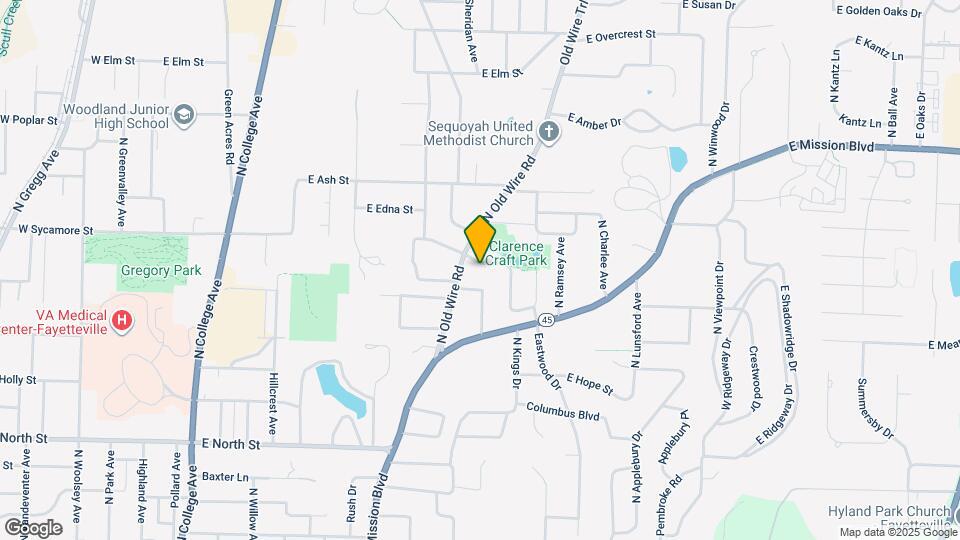 1027 E Broadview Dr Map and Location Details