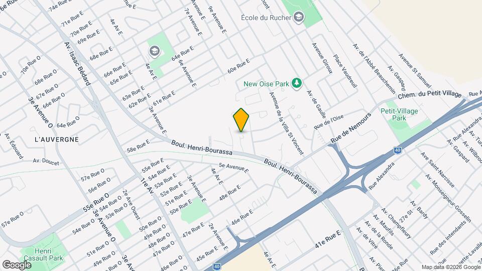 5130-5132 Henri-Bourassa Boul Map and Location Details