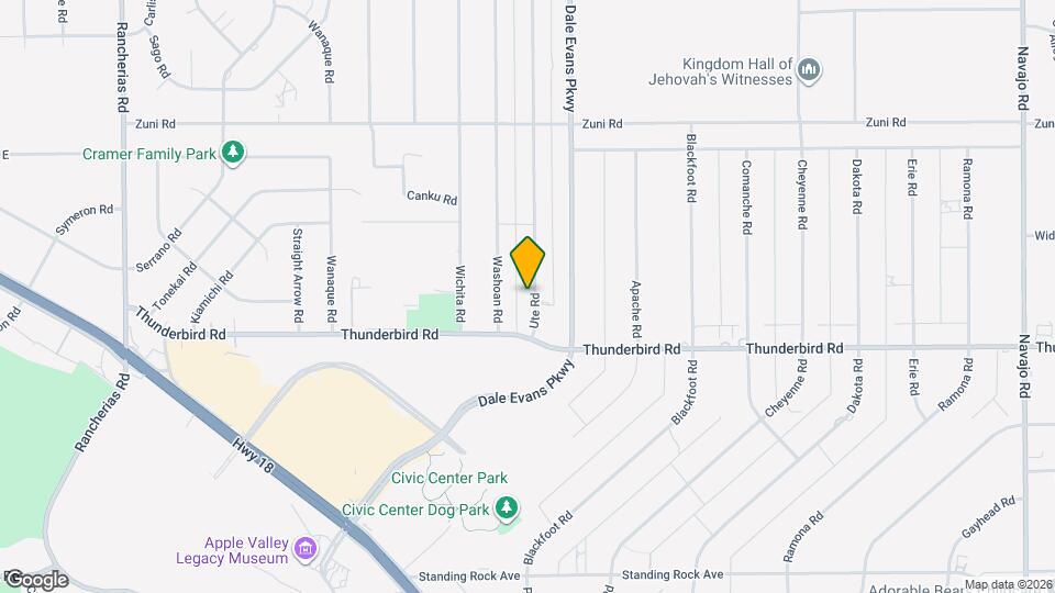 15394 Ute Rd Map and Location Details