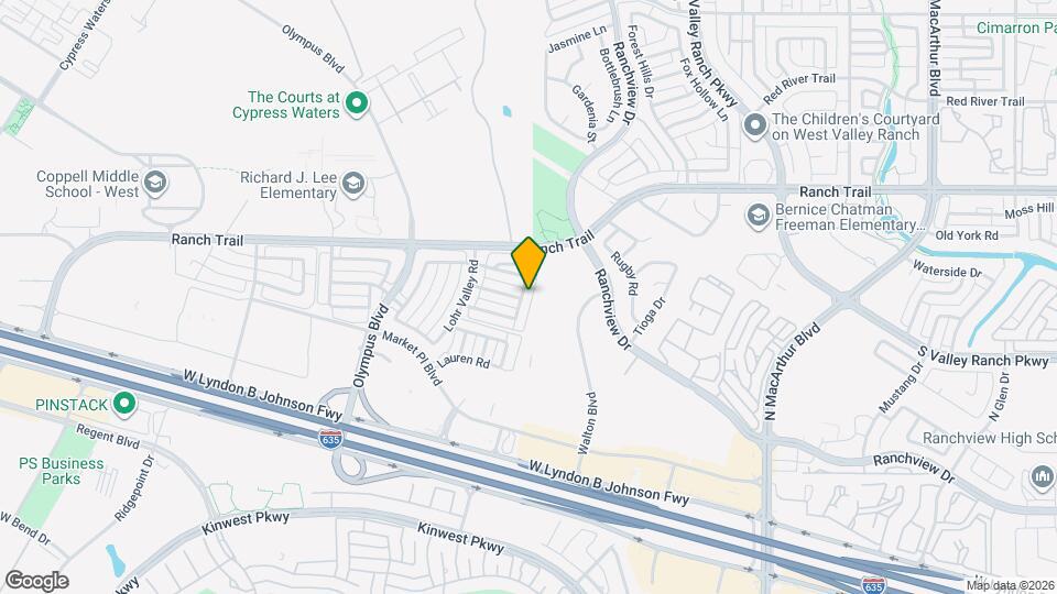 8708 Iron Horse Dr Map and Location Details