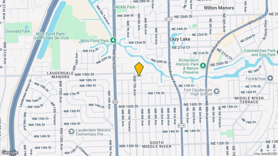 605-609 NW 18th St Mapa y Detalles de la Ubicación