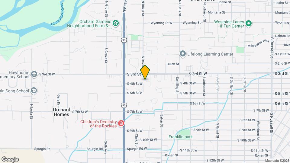 2347 S 3rd St W Map and Location Details