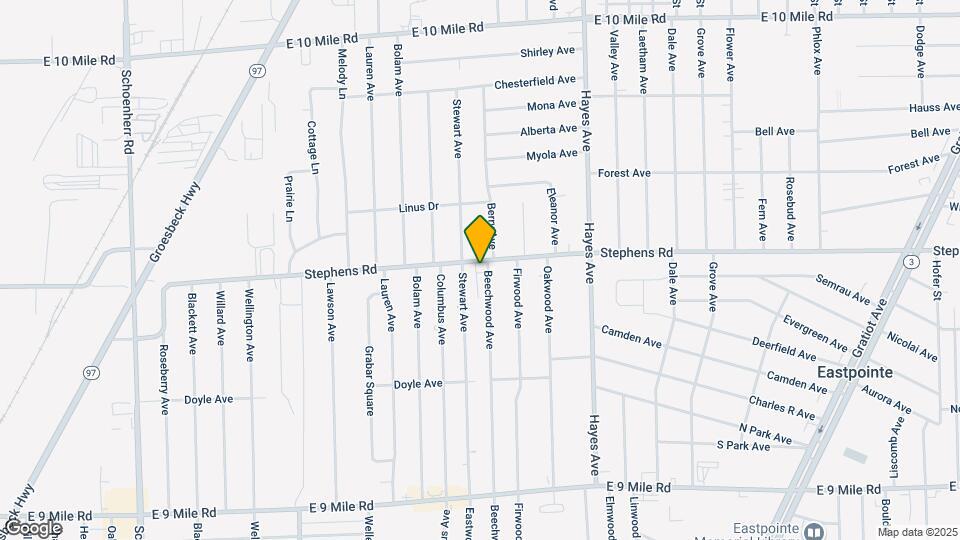 14590 Stephens Dr Map and Location Details
