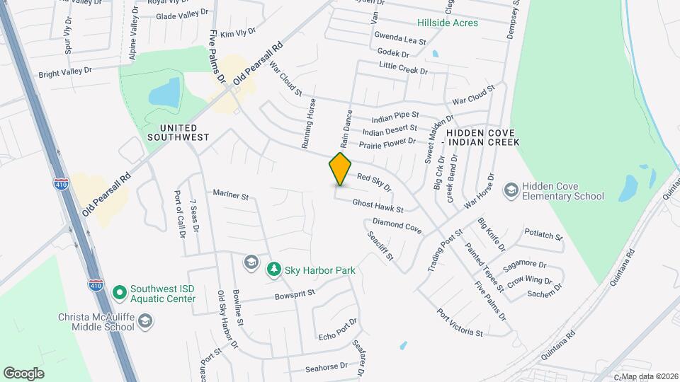 5542 Snow Fox Dr Map and Location Details