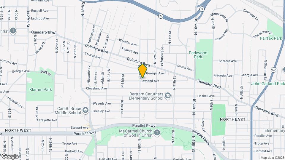 2601 N 13th St Map and Location Details