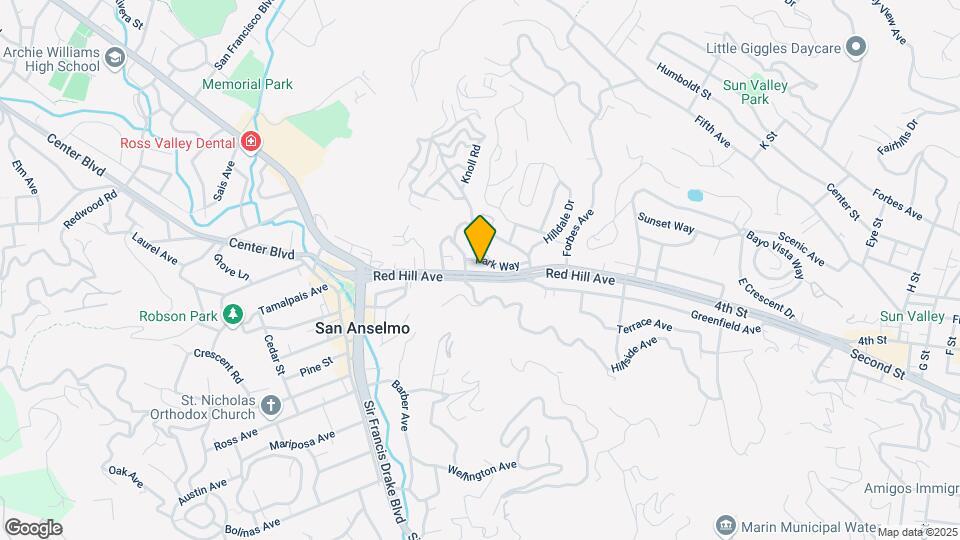 250 Red Hill Ave Map and Location Details