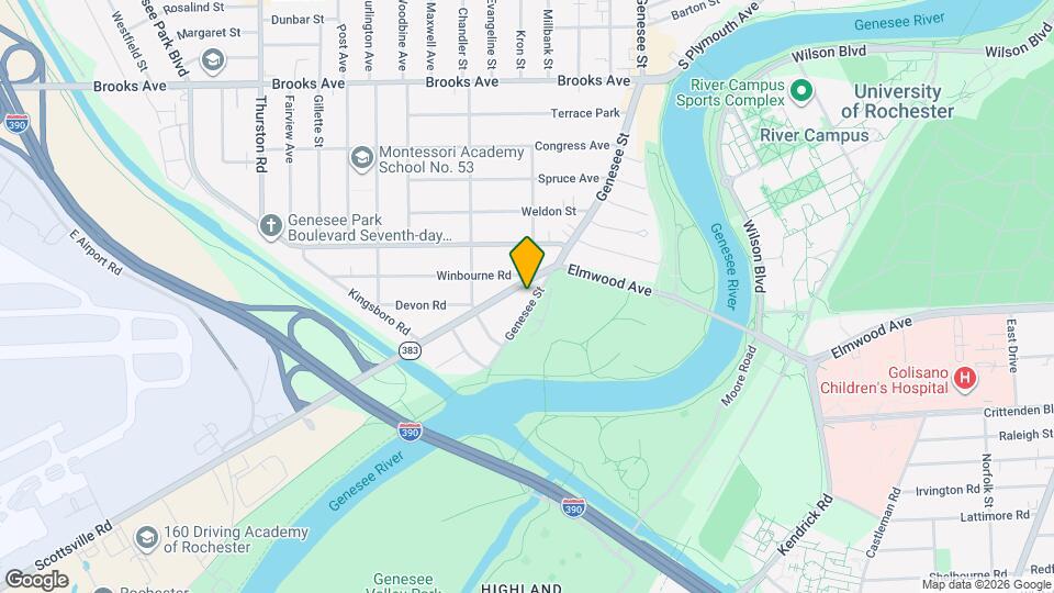 1317 Genesee St Map and Location Details