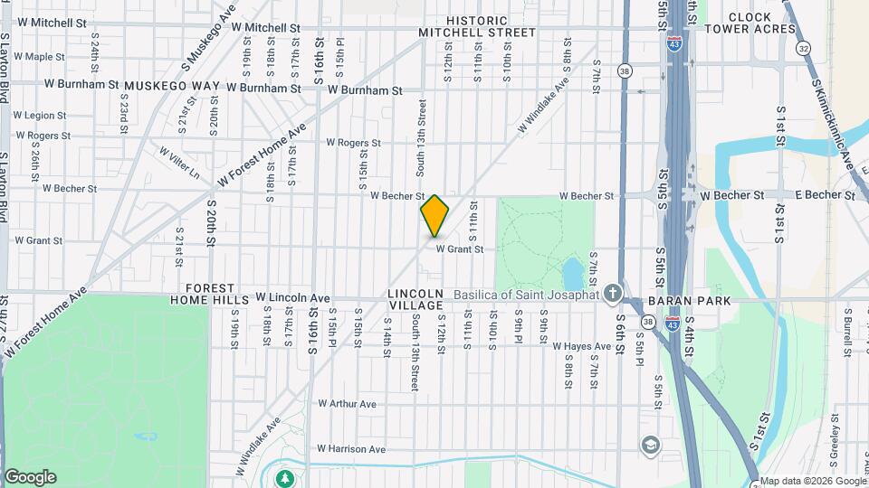 1231 W Windlake Ave Mapa y Detalles de la Ubicación