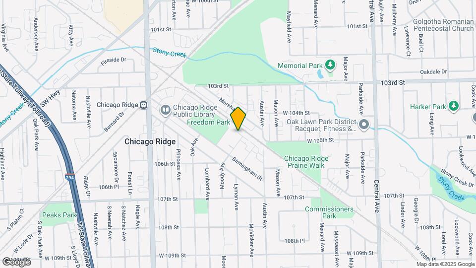 10402 Moody Ave Map and Location Details