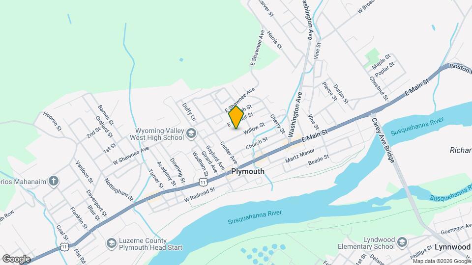 43 Willow St Map and Location Details