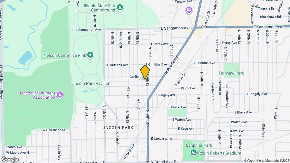 1815 N 9th St Mapa y Detalles de la Ubicación