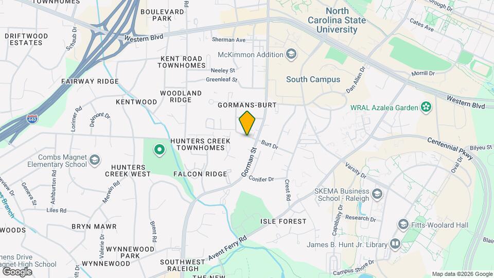 3809 Burt Dr Map and Location Details