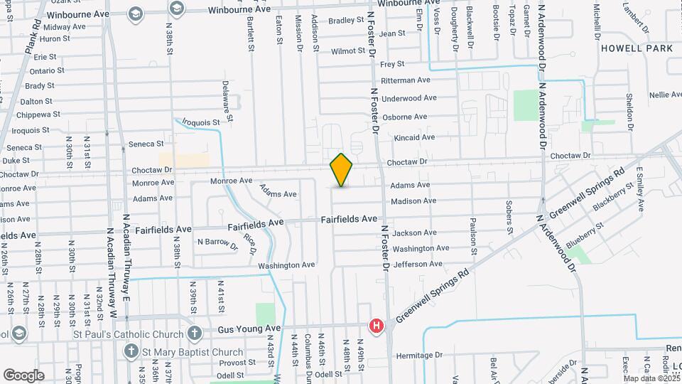 4764 Adams Ave Map and Location Details