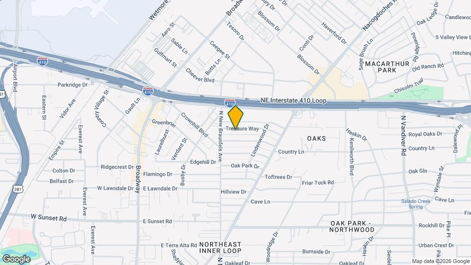 130 Treasure Way Map and Location Details