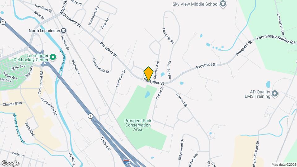 309 Prospect St Map and Location Details