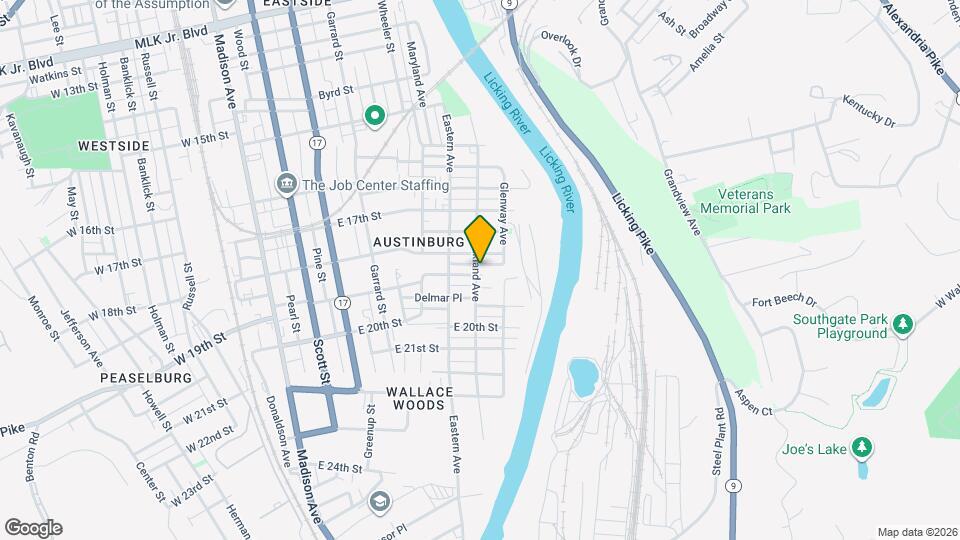 1808 Oakland Ave Map and Location Details