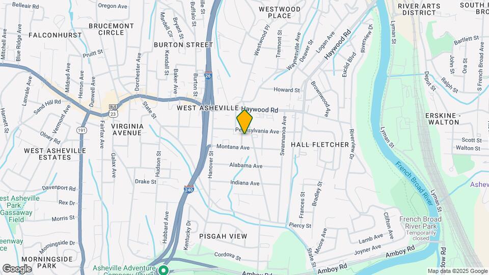 114 Richmond Ave Map and Location Details