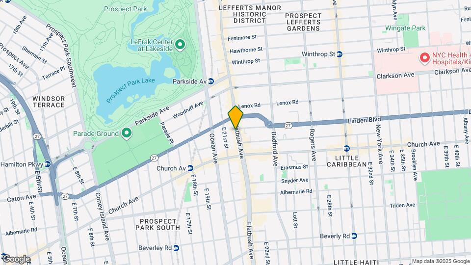 844 Flatbush Ave Map and Location Details