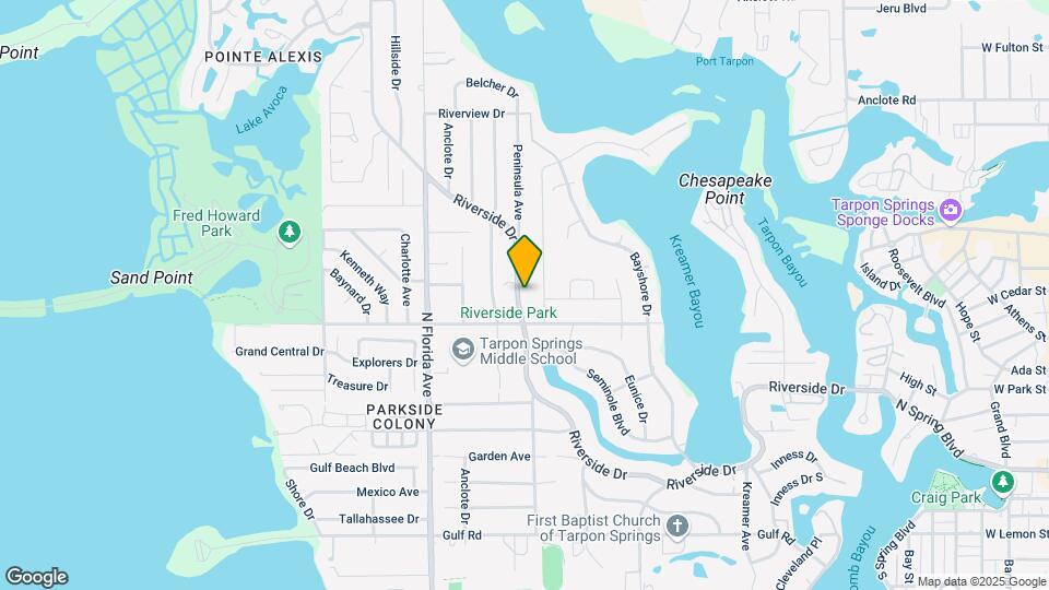 834 Riverside Dr Map and Location Details