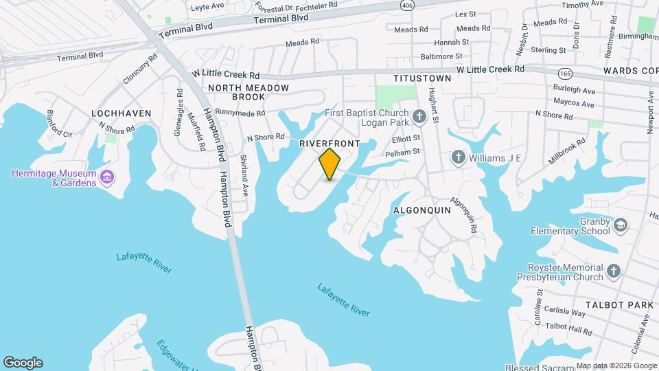 7320 Glenroie Ave Map and Location Details