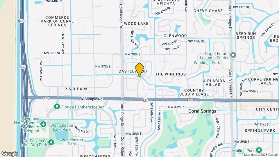 11511 NW 36th St Map and Location Details