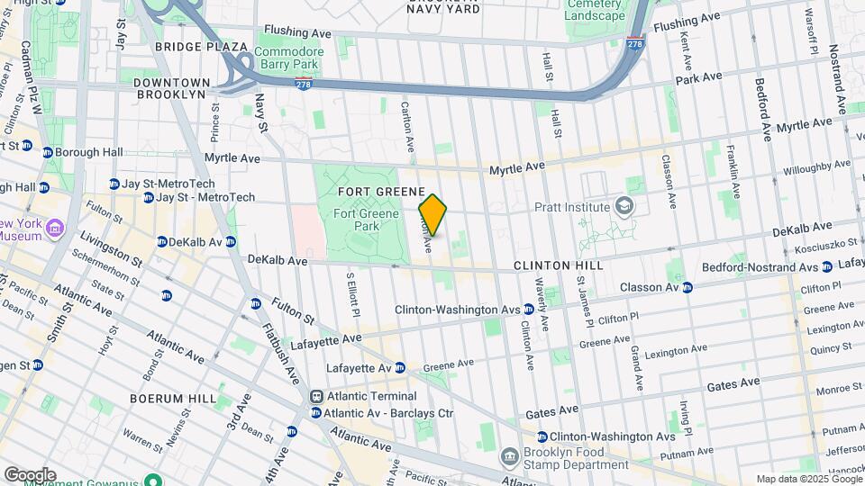 241 Carlton Ave, Unit 2 Map and Location Details