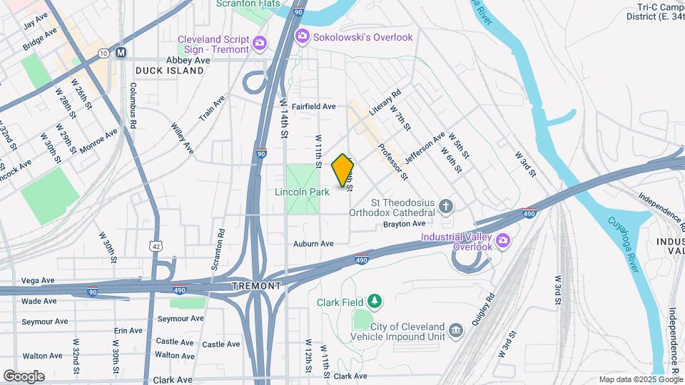 2444 W 10th St Map and Location Details