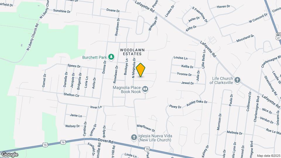 521 Sourwood Dr Map and Location Details