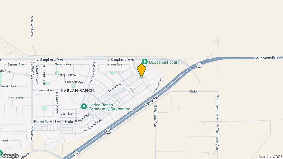 1898 N Highland Ave Map and Location Details