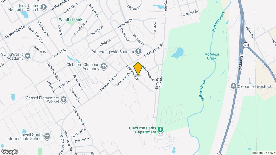 1307 Lynnwood Dr Map and Location Details