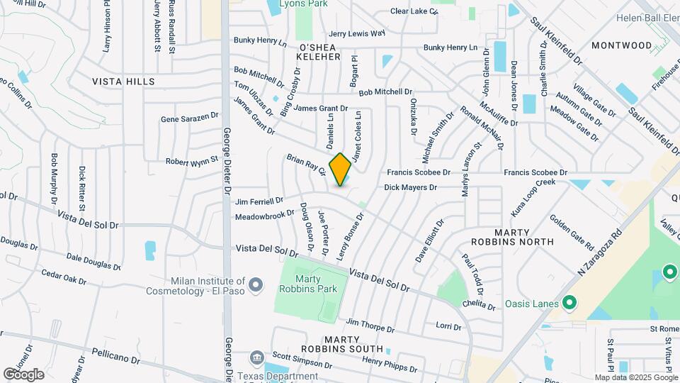 11539 Jim Ferriell Dr Map and Location Details